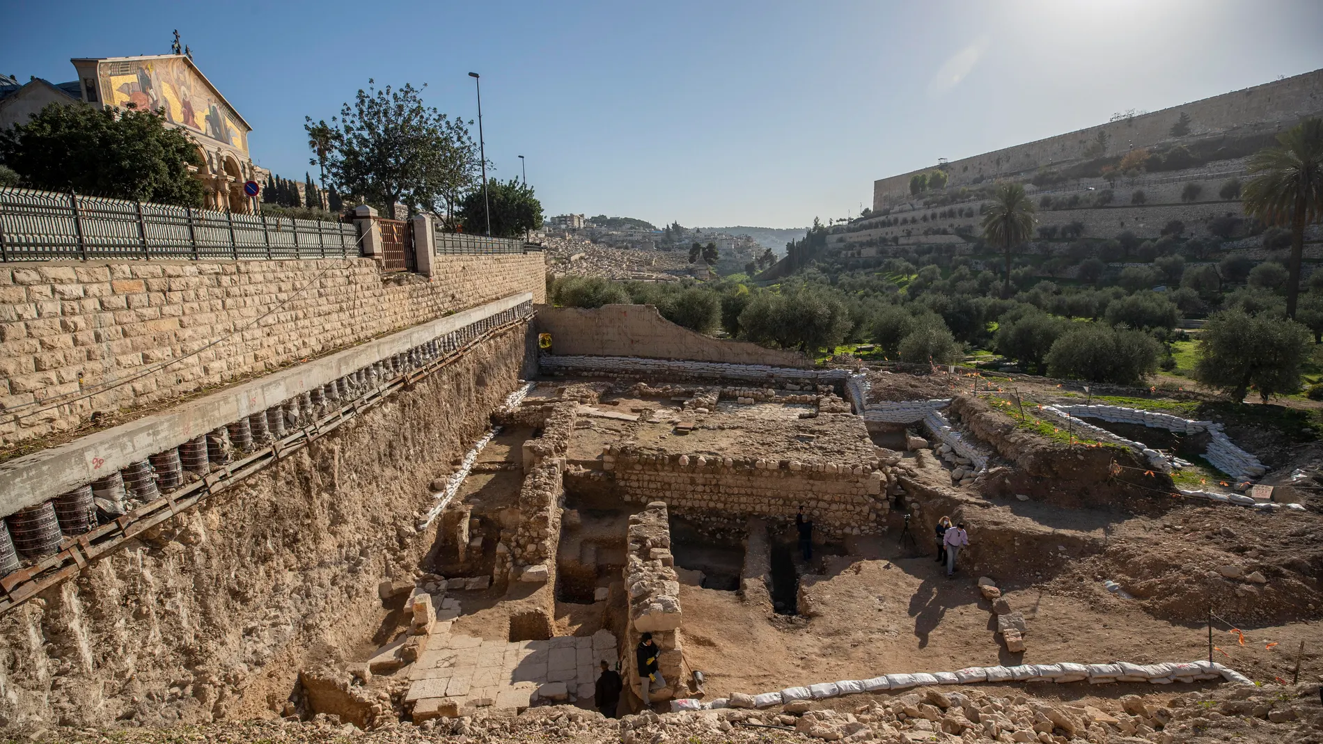 El baño ritual hallado en Getsemaní, Jerusalén