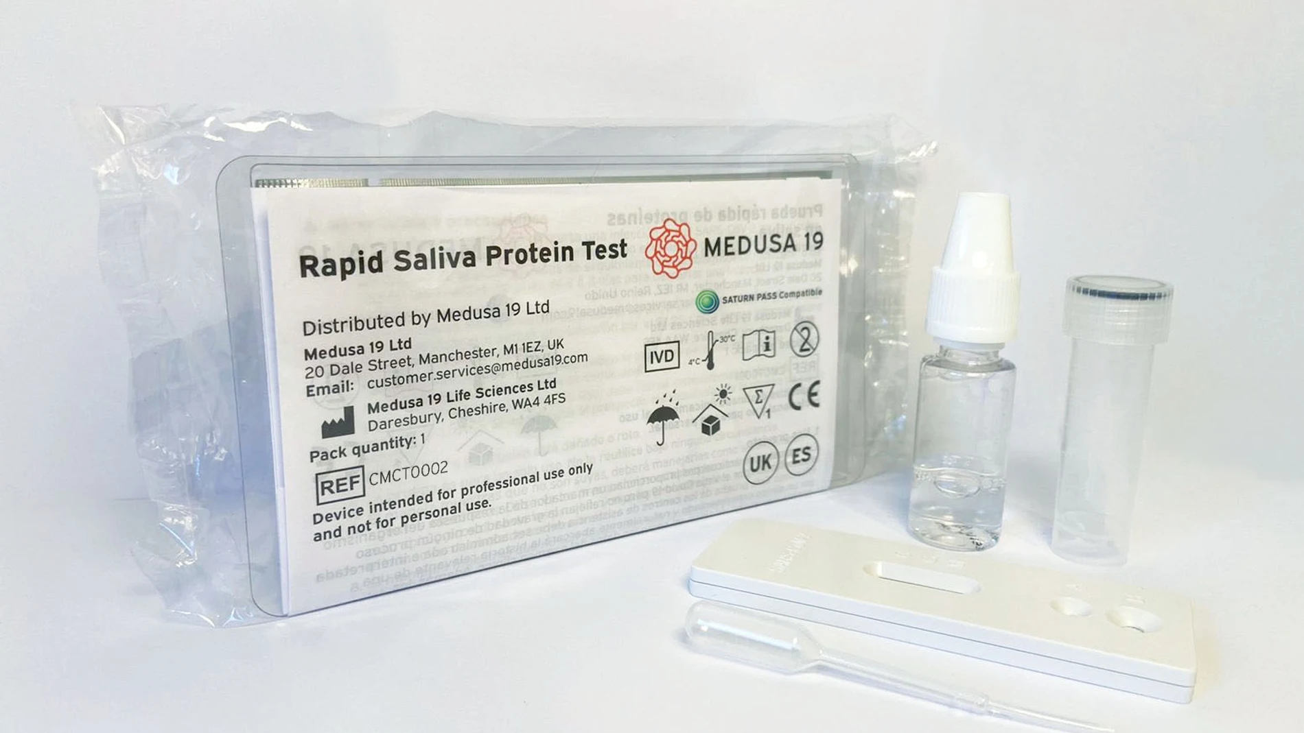 Innovador test de saliva con resultados en 15 mn, válido para la nueva cepa de Covid 19