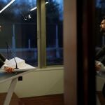 El presidente del Parlament, Roger Torrent, esta semana en rueda de prensa tras anunciar la disolución de la cámara