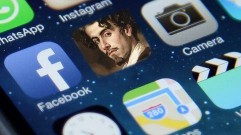 Una imagen de Bécquer entre aplicaciones móviles