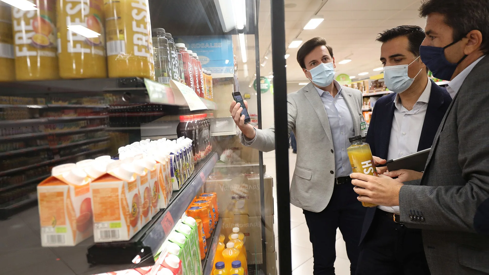 El presidente de la Diputación visita la tienda que la cadena tiene en la avenida Dr. Jiménez Díaz de Alicante