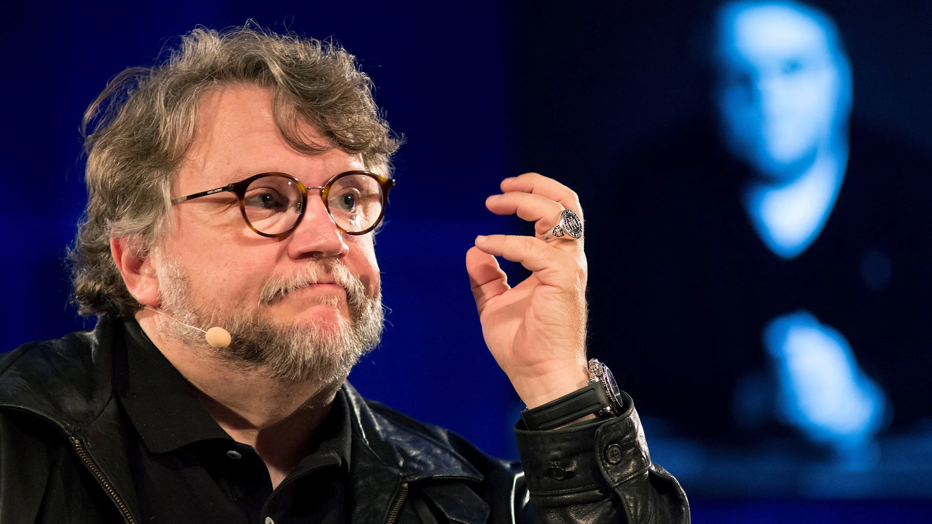 El director mexicano Guillermo del Toro durante una masterclass en el Festival de Málaga