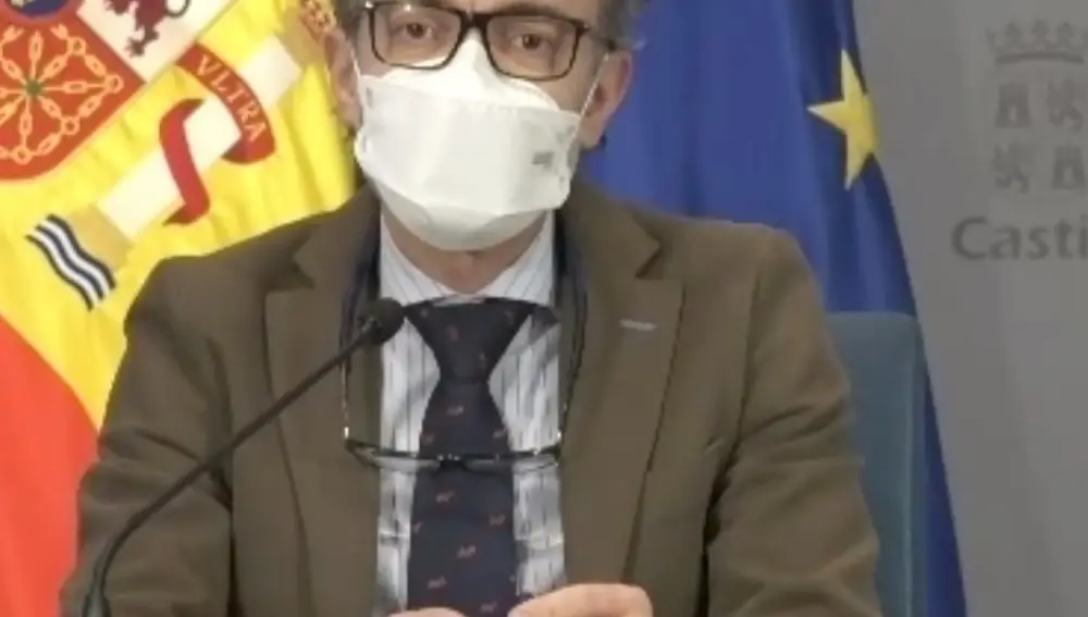 El consejero de Cultura y Turismo, Javier Ortega, presenta los actos del año Jacobeo 2021 en CyL.EUROPA PRESS.28/12/2020