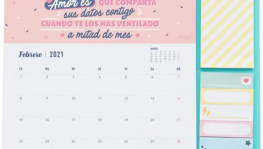 Calendario de 2021 para regalar