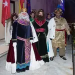 Melchor, Gaspar y Baltasar en su visita el año pasado a Pozuelo de Alarcón.