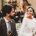 Rocío Osorno en su boda con el senador de Vox Jacobo Robatto.