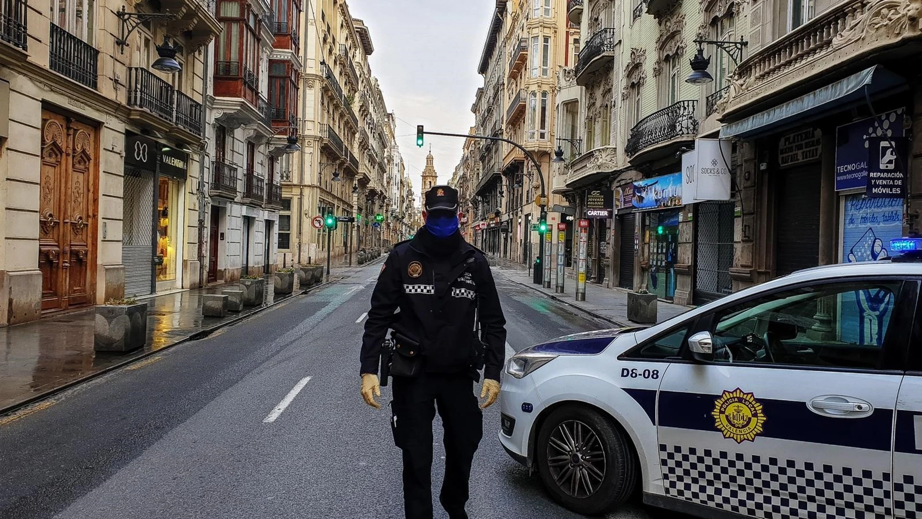 Imagen de archivo de la Policía Local de Valencia
