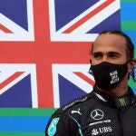 Lewis Hamilton, con mascarilla la pasada temporada