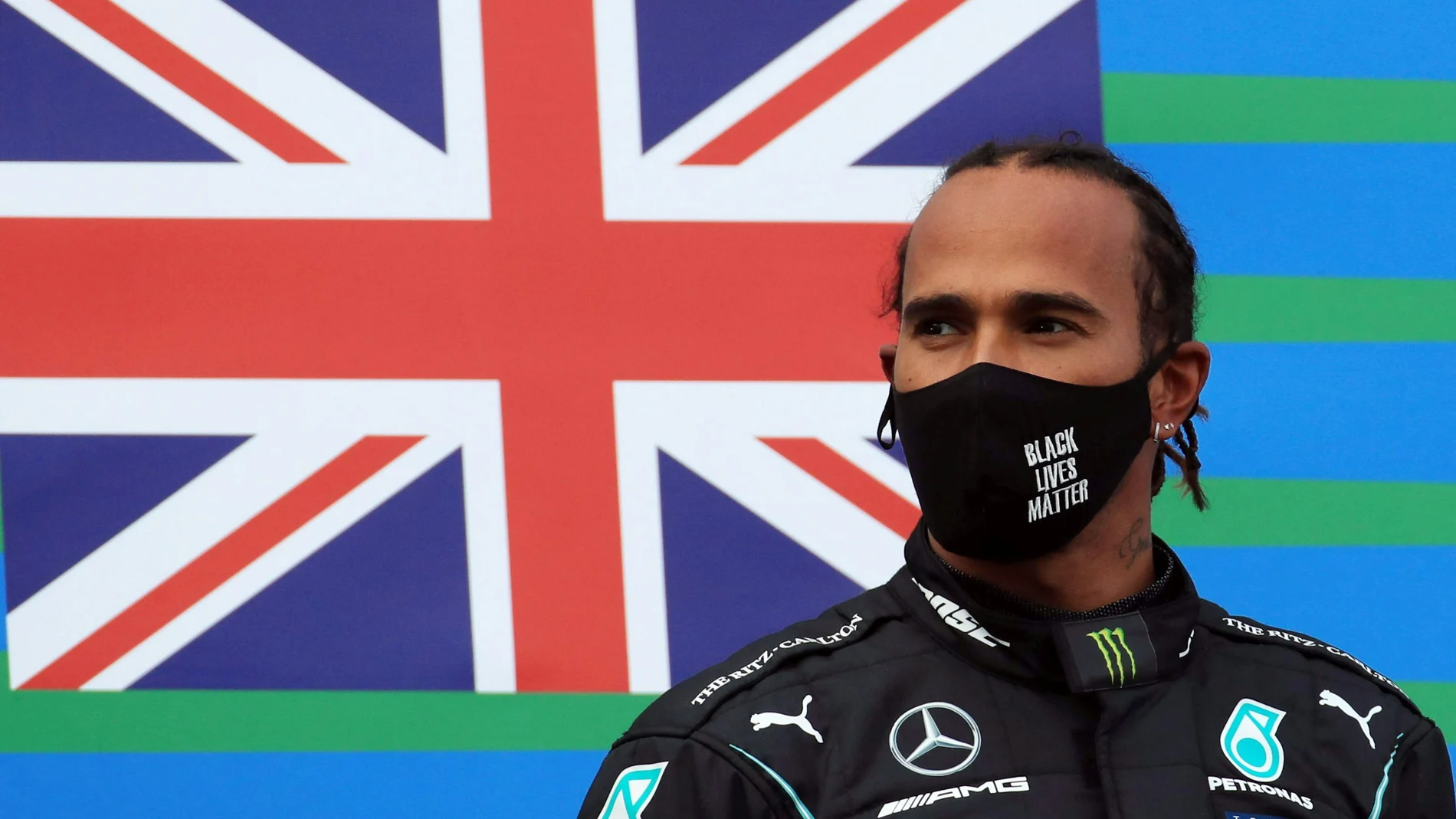 Lewis Hamilton, con mascarilla la pasada temporada
