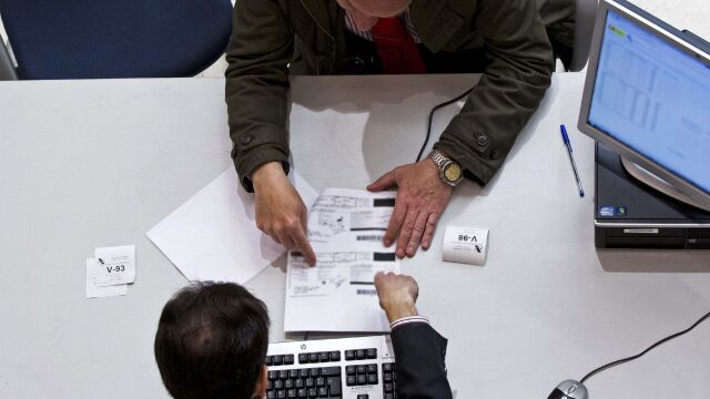 Vista de una sede de la Agencia Tributaria