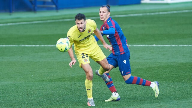 Alfonso Pedraza con el Villarreal.