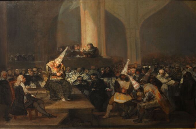 Obra de Goya donde representa la Inquisición