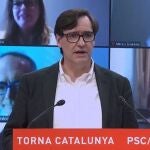 El ministro de Sanidad y candidato del PSC a las elecciones catalanas, Salvador Illa.PSC03/01/2021