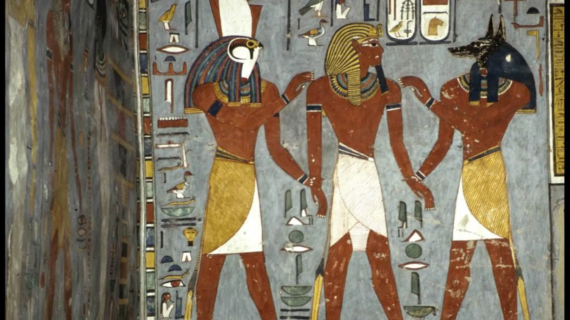 Mural de la tumba de Ramsés I