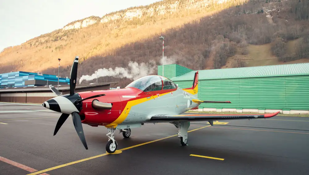 El primer &quot;Pilatus PC-21&quot; español, en Suiza