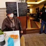 Aspecto de un bar de la Calle de las Mulas de Murcia