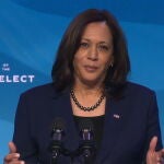 La vicepresidenta electa Kamala Harris