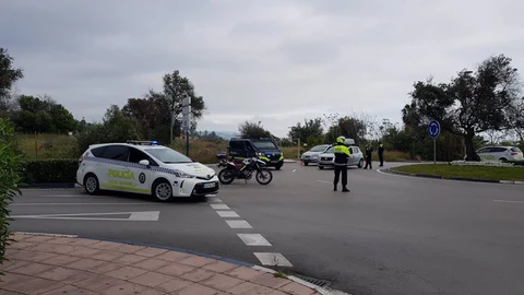 Imagen de efectivos de la Policía Local de Marbella