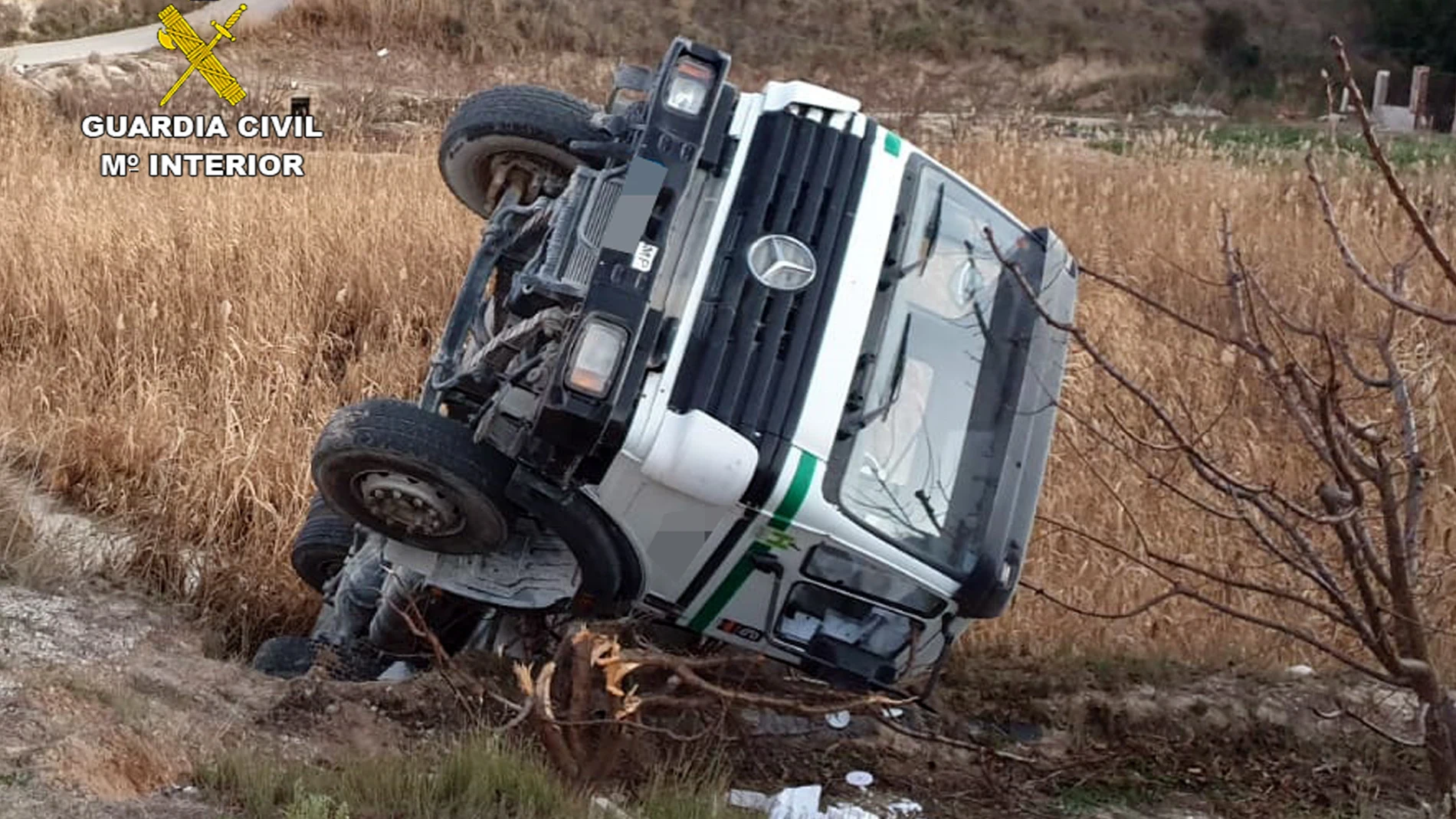 Se dirigía desde un polígono industrial de Murcia a Pliego para suministrar hormigón en una obra