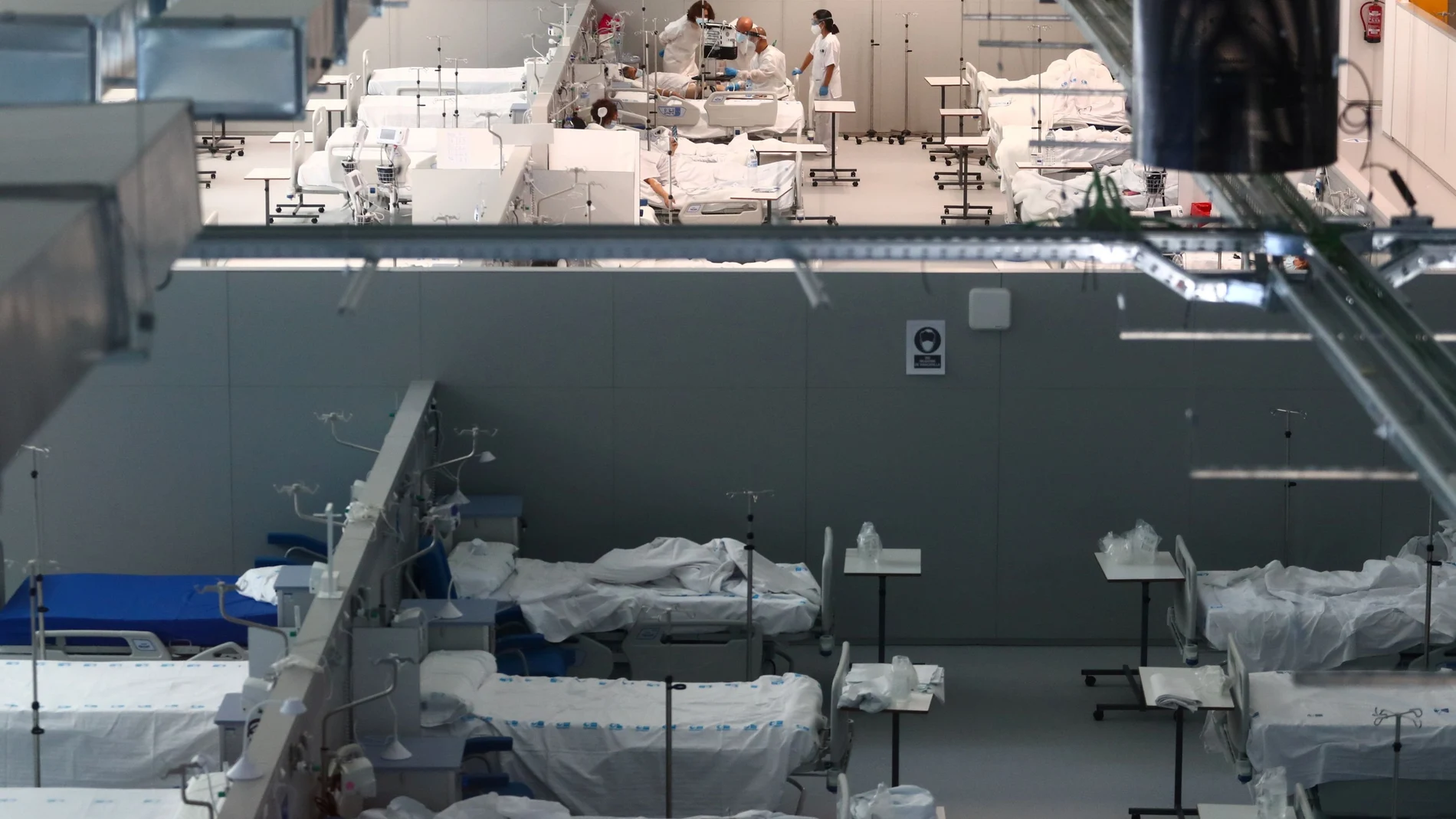 El hospital Enfermera Isabel zendal pone en funcionamiento 72 nuevas camas