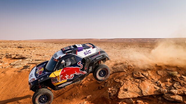El mini de Carlos Sainz y Lucas Cruz en Arabia Saudí