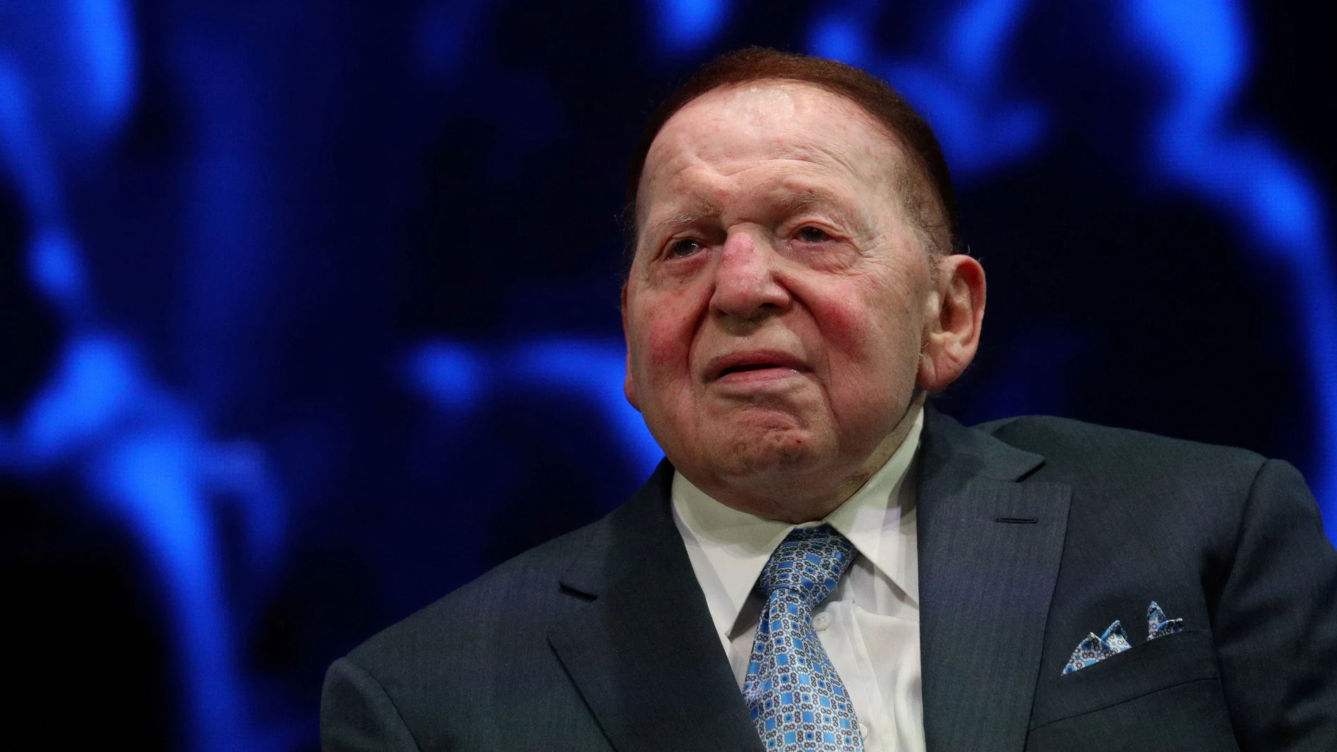 Sheldon Adelson en 2019 en Florida