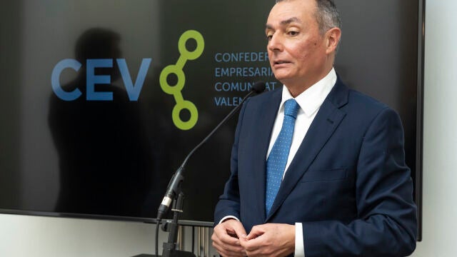 El presidente de la Confederación Empresarial de la Comunitat Valenciana (CEV), Salvador Navarro