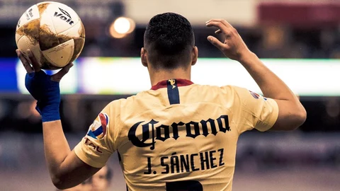 Jorge Sánchez con el América.