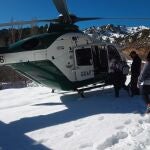 El Servicio Aéreo de la Guardia Civil y el Grupo de Montaña protagonizan diversos rescates en estos días