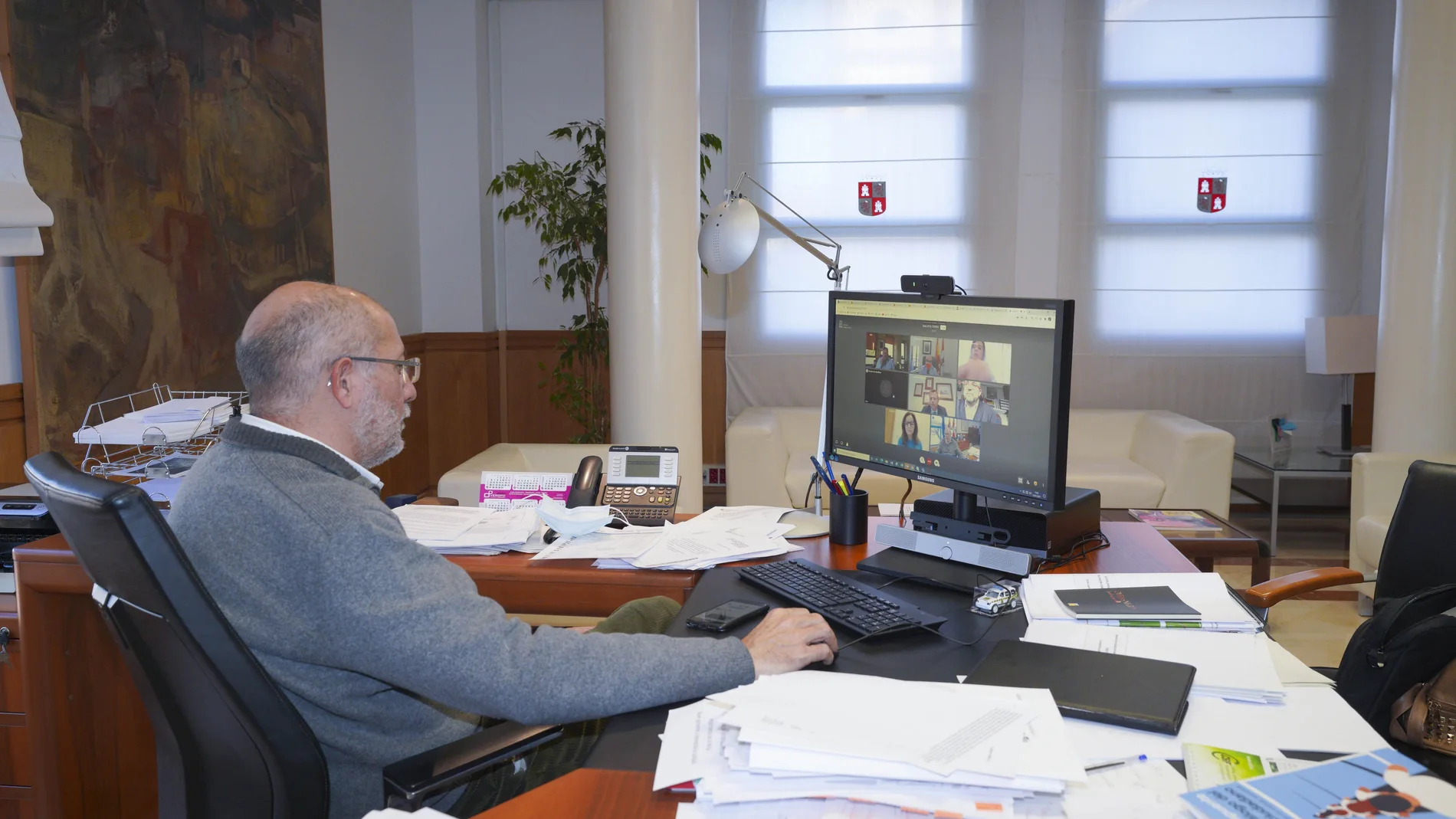 El vicepresidente Igea se reúne por videoconferencia con el sector de la Hostelería