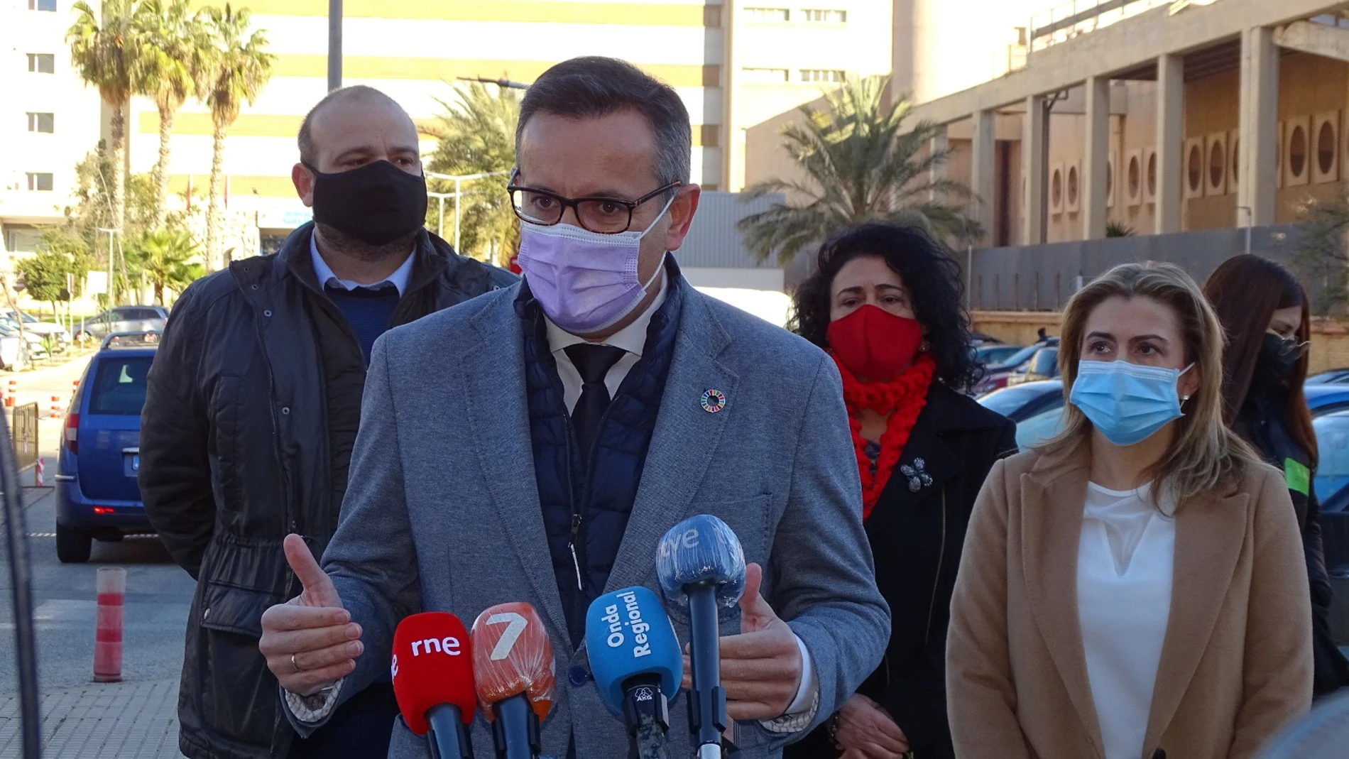 El secretario general del PSOE-RM, Diego Conesa