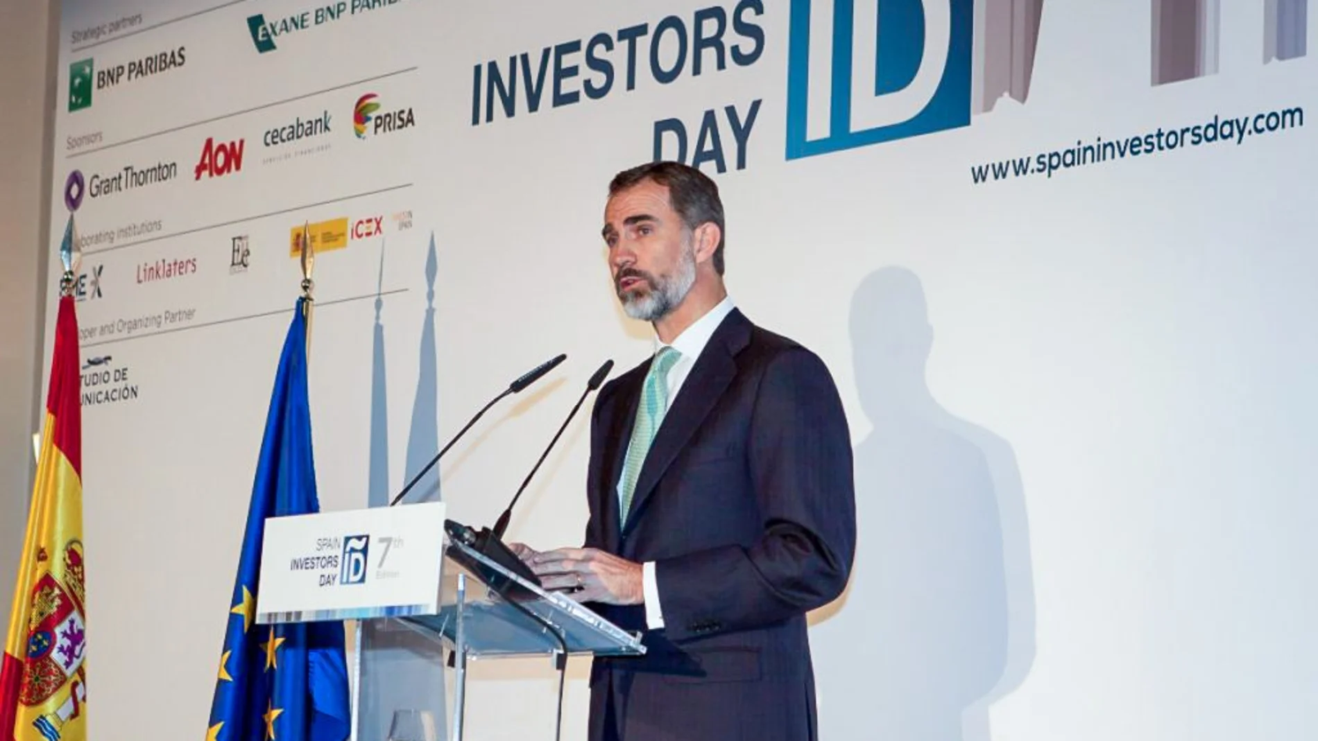 Imagen de archivo del Rey en el Spain Investors Day