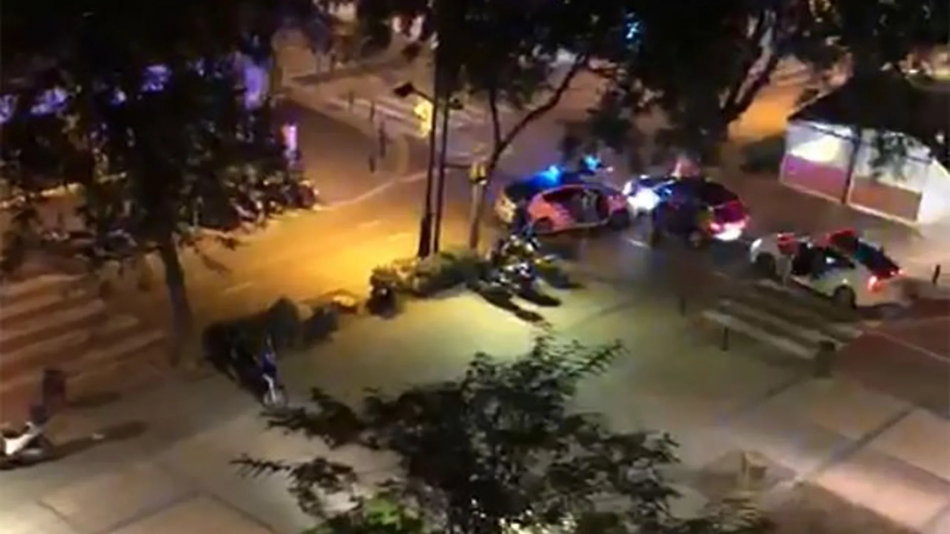 Una vecina se encargó de grabar unos momentos de la persecución