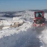 El Consorcio de Bomberos de Castellón refuerza con más maquinaria las medidas contra el hielo en carreteras en la nevada de enero de 2021