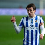 Mikel Oyarzabal con la Real Sociedad.