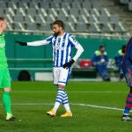 Willian José con la Real Sociedad.