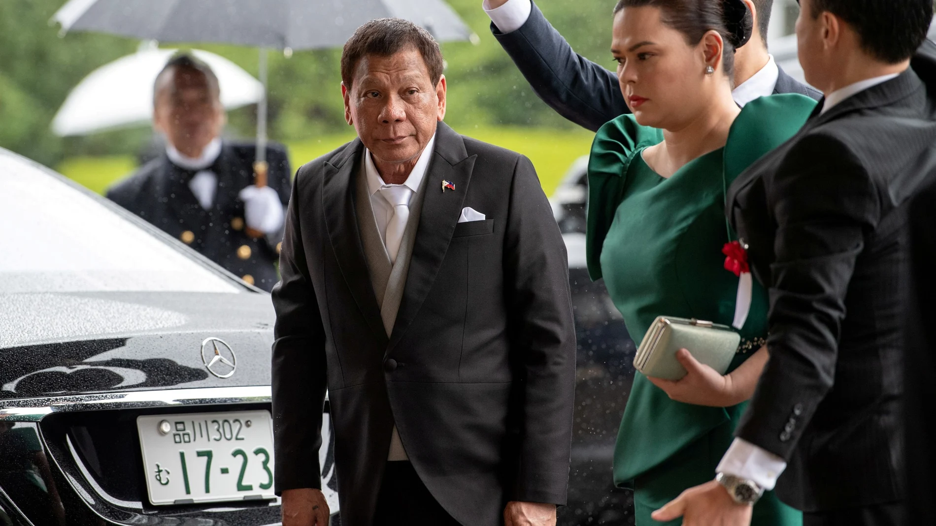 El presidente filipino Rodrigo Duterte con su hija Sara Duterte-Carpio, en una imagen de archivo