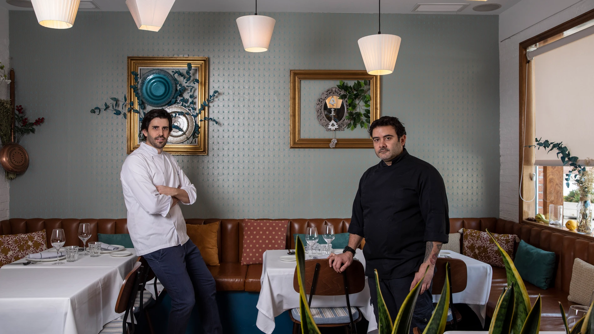 Miguel García y Carlos Griffo del restaurante Quinqué.