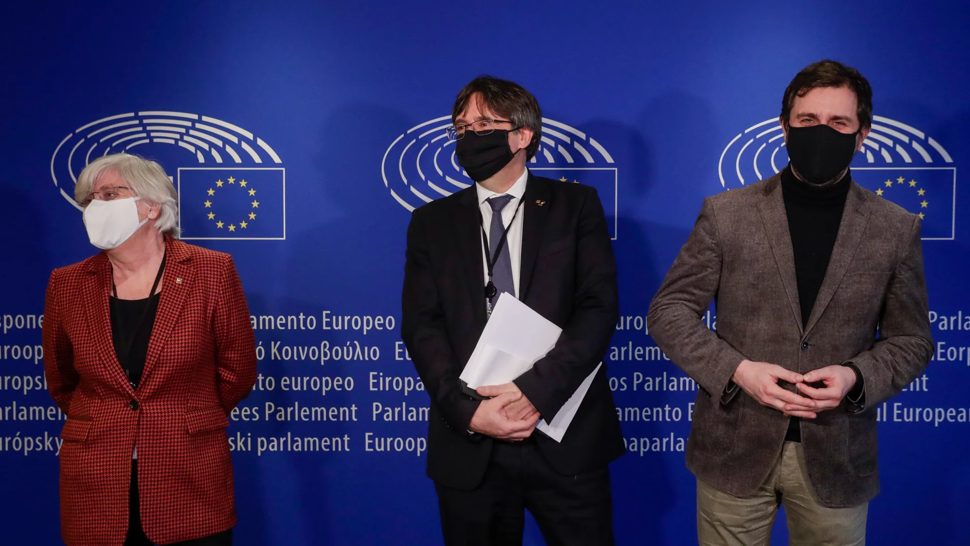 El ex presidente de Cataluña, Carles Puigdemont, ha solicitado hoy en el Parlamento Europeo el rechazo de su suplicatorio