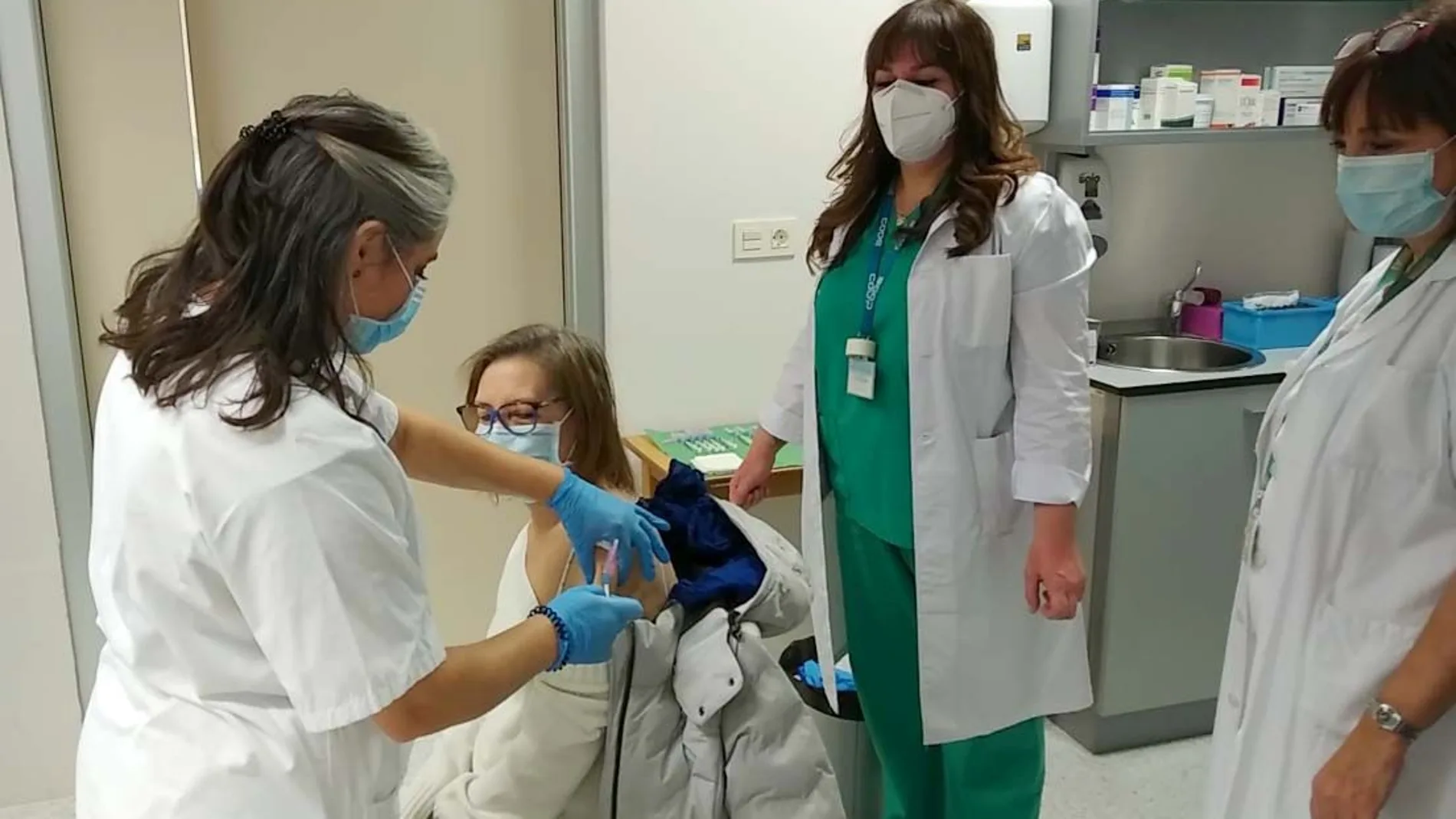 Vacunación en el Hospital de Burgos