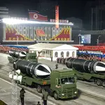 Desfile militar el pasado 15 de enero en Pyongyang