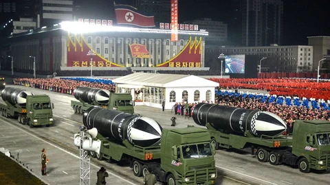 Desfile militar el pasado 15 de enero en Pyongyang