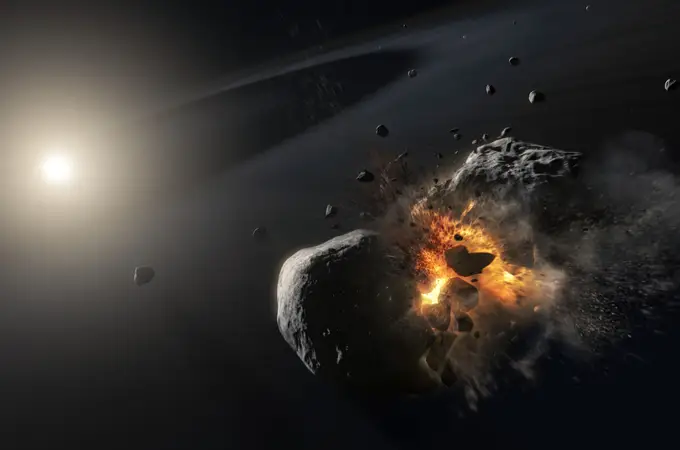 Encontradas evidencias de movimiento de agua reciente en asteroides