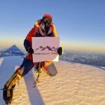 Sona Sherpa, alpinista nepalí que alcanzó recientemente la cima del K2
