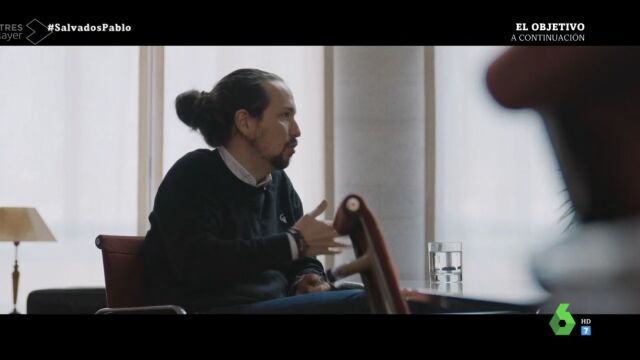 Pablo Iglesias en el programa 'Salvados'