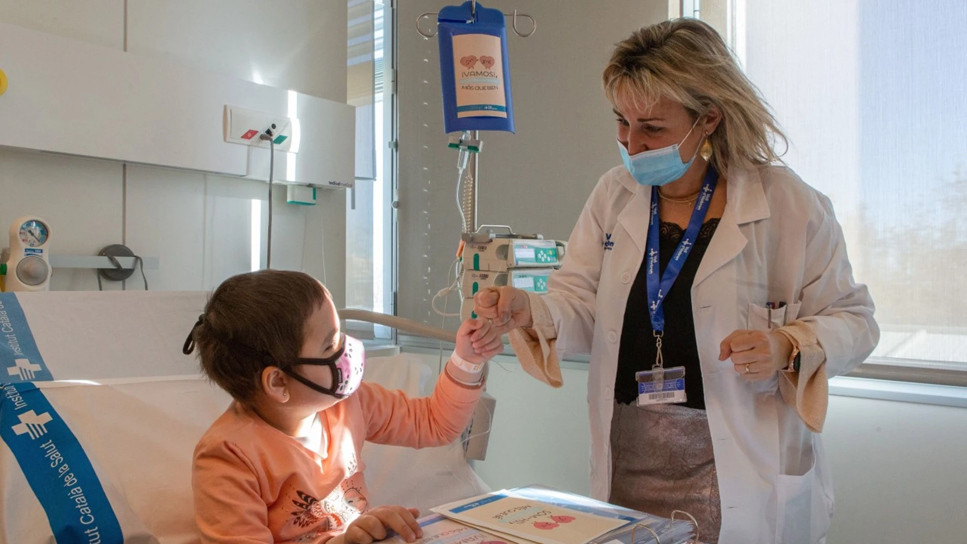El programa para los niños se desarrolla en el Hospital del Vall d'Hebron