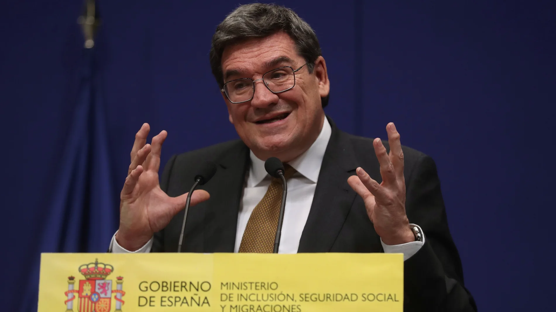 El ministro de Inclusión, Seguridad Social y Migraciones, José Luis Escrivá,