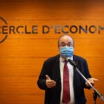 El primer secretario del PSC, Miquel Iceta, interviene hoy en un encuentro sobre "El papel del sector público en el relanzamiento de la productividad" organizado por el Círculo de Economía, en Barcelona