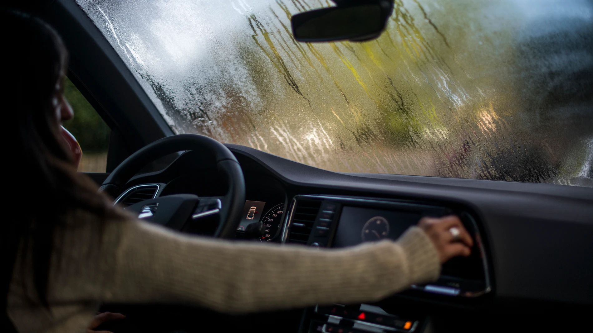 conducción con lluvia