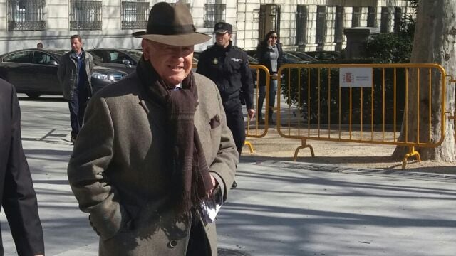 Marcelino Martín Blas, exjefe de Asuntos Internos, acude a la Audiencia Nacional en 2017 para declarar ante el juez por la "operación Kitchen"
